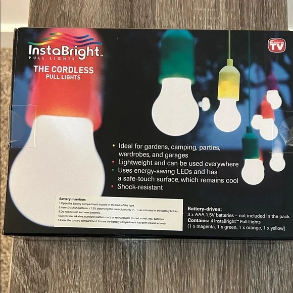 Cordless Pull Lights - Multicolor Set - Picture 2 of 2